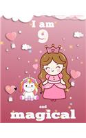 unicorn journal i am 9 and magical