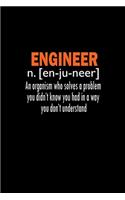 Engineer definition: Food Journal - Track your Meals - Eat clean and fit - Breakfast Lunch Diner Snacks - Time Items Serving Cals Sugar Protein Fiber Carbs Fat - 110 pag
