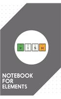 Notebook for elements