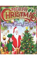 Merry Christmas Coloring Book for girl