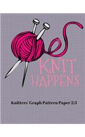 Knit Happens - Knitting Pattern Graph Book 2