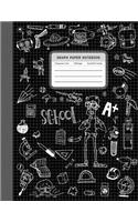 Graph Paper Notebook: Squared Graphing Paper 5 Squares Per Inch Square Grid Composition Notebook Student Teacher Education School College Supplies 8.5x11 Inches 120 Pages(1 Math & Science Composition Notebook)