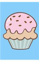 Cupcake Sketchbook: Cupcake Bordered Sketchbook for Kids. Funny Cupcake Drawing Book for Boys and Girls (Blank Bordered Sketchbooks)150 Pages 6x9 Cupcake Sketch Paper Book