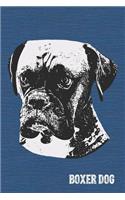 Boxer Dog Lined Notebook