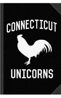 Connecticut Unicorns Journal Notebook: Blank Lined Ruled for Writing 6x9 120 Pages