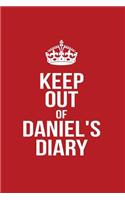 Keep Out of Daniel's Diary: Personalized Lined Journal for Secret Diary Keeping