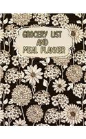 Grocery List and Meal Planner: Plan Your Meals and Food Shopping List 52 Week Journal Notebook