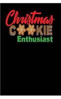 Christmas Cookie Enthusiast: Blank Lined Journal