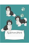 My Havanese Notebook: Cute Dog Breed Composition Notebook Wide Ruled Lined Paper