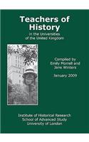 Teachers of History in the Universities of the United Kingdom, 2009
