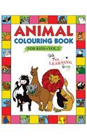 Animal Colouring Book for Kids with The Learning Bugs Vol.2