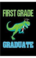 First Grade Graduate: Cute T-Rex Grade 1 Graduation Gift Journal