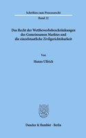 Das Recht Der Wettbewerbsbeschrankungen Des Gemeinsamen Marktes Und Die Einzelstaatliche Zivilgerichtsbarkeit