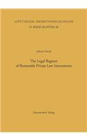 Classification and Categorization in Ancient Egypt / The Legal Register of Ramesside Private Law Instruments