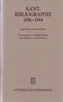 Kant-Bibliographie 1896-1944