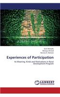 Experiences of Participation