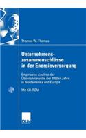 Unternehmenszusammenschlüsse in Der Energieversorgung