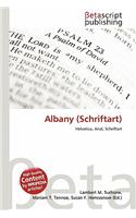 Albany (Schriftart): (German)
