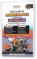 Educart ICSE Class 10 Question Bank 2024 Mathematics including Solved Paper (based on 17th June'23 Specimen Paper) for 2023-24