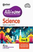 Arihant All in One Science for Class 8 | As per Recommendations of NEP 2020 | Based on the latest NCERT | Mind Map in Each Chapter and Competency-Based Questions | Complete Study, Complete Practice, Complete Assessment