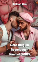 Liebesflug im Regenbogen Himmel (LGBT)