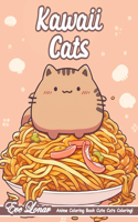 Kawaii Cats Anime Coloring Book