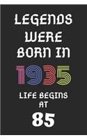 Legends Were Born In 1935
