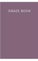 Grade Book: Grade booklet for pupils and students - Design: Purple