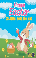 Happy Easter Coloring Book For Kids