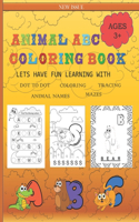 Animal ABC Coloring Book