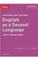 Collins Cambridge Checkpoint English as a Second Language - Cambridge Checkpoint English as a Second Language Teacher Guide Stage 7
