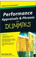 Performance Appraisals and Phrases For Dummies