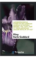 White Mountain Apache Texts