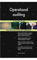Operational auditing A Complete Guide