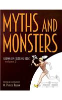 Myths and Monsters Grown-up Coloring Book, Volume 2