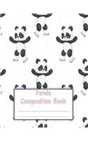 Panda Composition Book