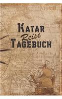 Katar Reise Tagebuch: 6x9 Reise Journal I Notizbuch mit Checklisten zum Ausfüllen I Perfektes Geschenk für den Trip nach Katar für jeden Reisenden