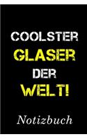 Coolster Glaser Der Welt Notizbuch