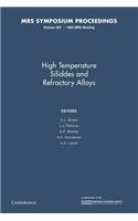 High-Temperature Silicides and Refractory Alloys: Volume 322
