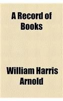 A Record of Books