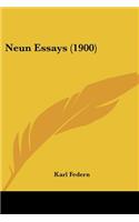 Neun Essays (1900)