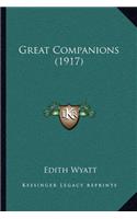 Great Companions (1917): (English)