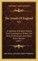 The Annals Of England V3