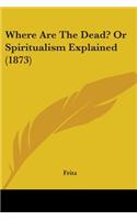 Where Are The Dead? Or Spiritualism Explained (1873)