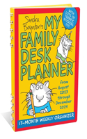 Sandra Boynton's My Family Desk Planner 17-Month 2023-2024 Weekly/Monthly Organizer Calendar
