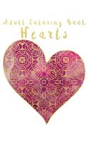 Adult Coloring Book - Hearts