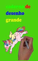 caderno de desenho grande