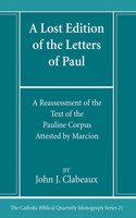 Lost Edition of the Letters of Paul