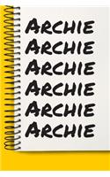 Name Archie A beautiful personalized