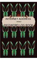 Internet Address and Password Log Book